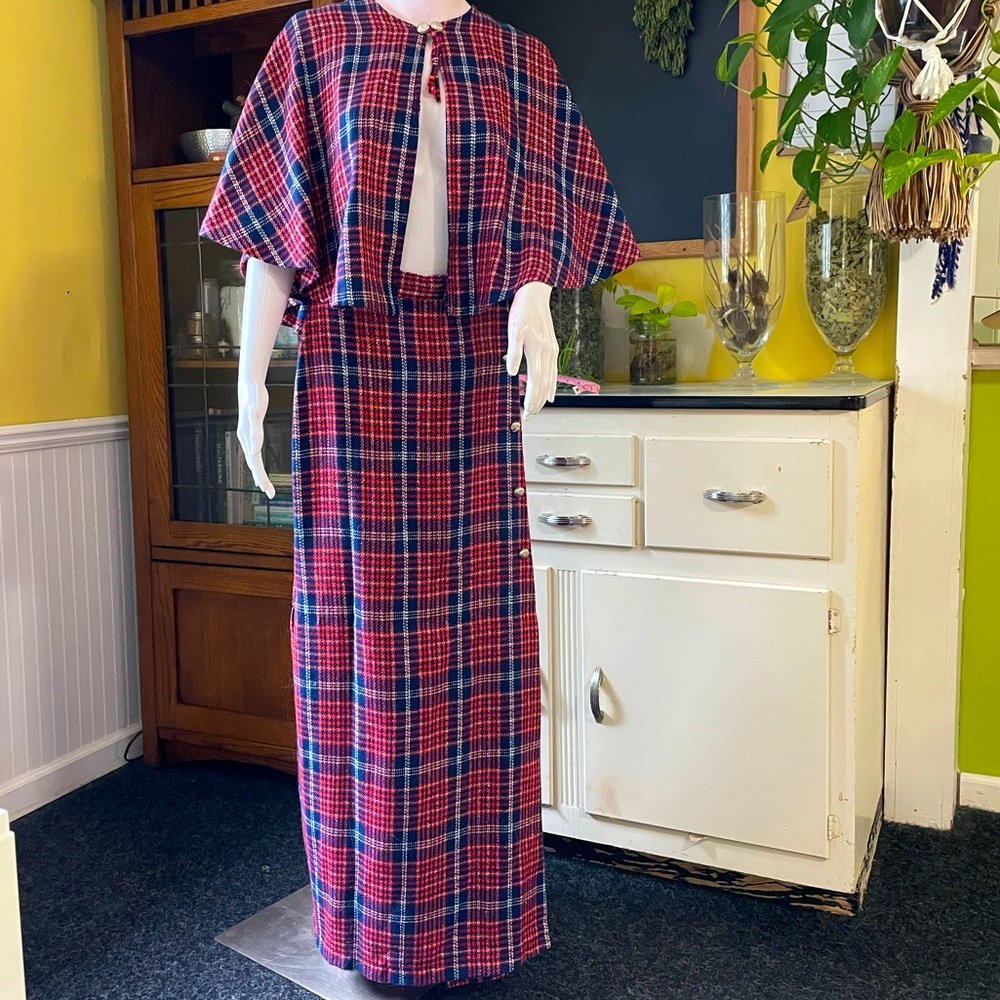 Vintage Maxi Pencil Skirt with Capulet
